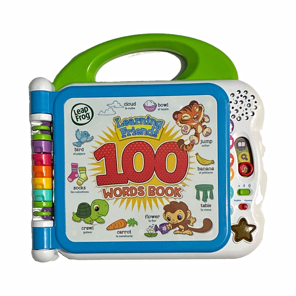LeapFrog Learning Friends 100 Words Book Bilingual English/Spanish MPN 19285